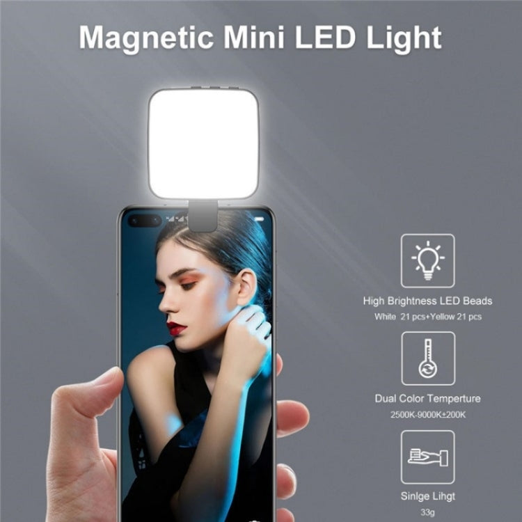 VLOGLITE W42 Laptop Magnetic Mini LED Fill Light Rechargeable Selfie Light Portable Phone Light -  by buy2fix | Online Shopping UK | buy2fix