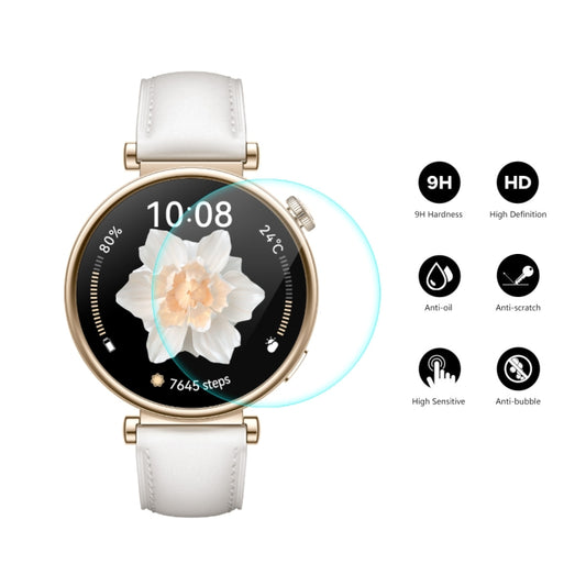 For Huawei Watch GT 4 41mm 5pcs ENKAY Hat-Prince 0.2mm 9H Tempered Glass Screen Protector Watch Film by ENKAY