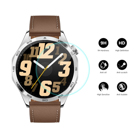 For Huawei Watch GT 4 46mm 5pcs ENKAY Hat-Prince 0.2mm 9H Tempered Glass Screen Protector Watch Film by ENKAY