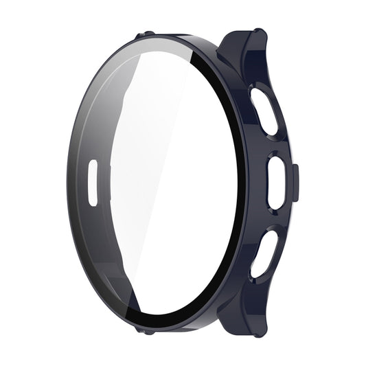 For Garmin Venu 3 ENKAY Hat-Prince Full Coverage Tempered Glass Film Integrated PC Watch Cover(Dark Blue) by ENKAY