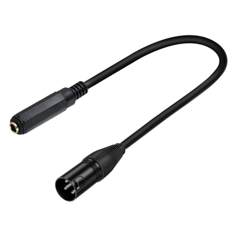 6.35mm Female to XLR Male JUNSUNMAY Speaker Audio Amplifier Connection Cable, Length: 50cm - Microphone Audio Cable & Connector by JUNSUNMAY | Online Shopping UK | buy2fix