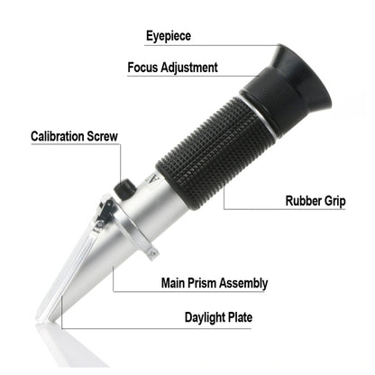 Refractometer Optical Salinity Concentration Handheld High Precision Measuring Tool RZ112 0~28% - Consumer Electronics by buy2fix | Online Shopping UK | buy2fix