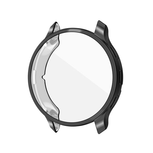 For Garmin Venu 3 ENKAY Hat-Prince Full Coverage Electroplated TPU Watch Case with Screen Protection(Black) by ENKAY