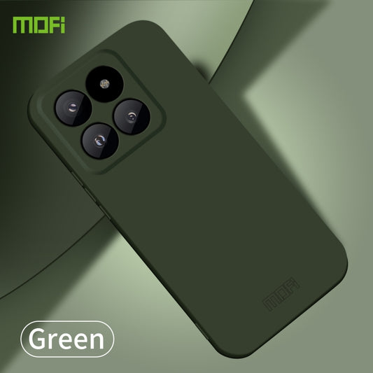 For Xiaomi 14 Pro MOFI Qin Series Skin Feel All-inclusive PC Phone Case(Green) by MOFI