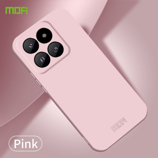 For Xiaomi 14 Pro MOFI Qin Series Skin Feel All-inclusive PC Phone Case(Pink) by MOFI