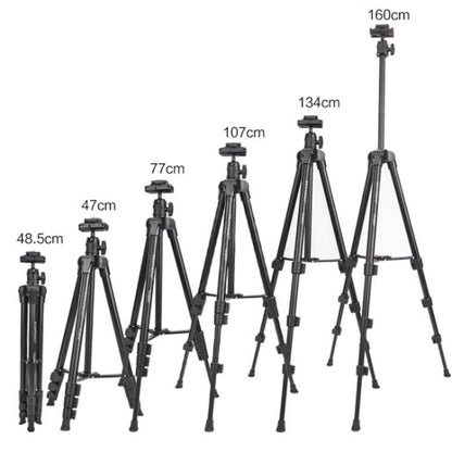 YUNTENG VCT-580 DSLR Camera Telescopic Tripod Mount with 1 / 4 Screw - Tripods by YUNTENG | Online Shopping UK | buy2fix