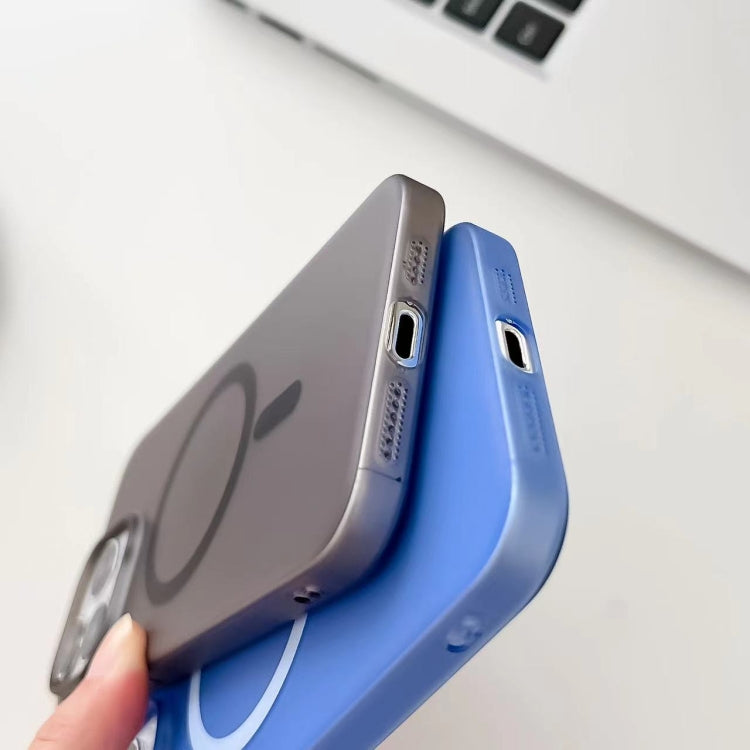 For iPhone 13 Ice Fog MagSafe PC Phone Case(Blue) - iPhone 13 Cases by buy2fix | Online Shopping UK | buy2fix