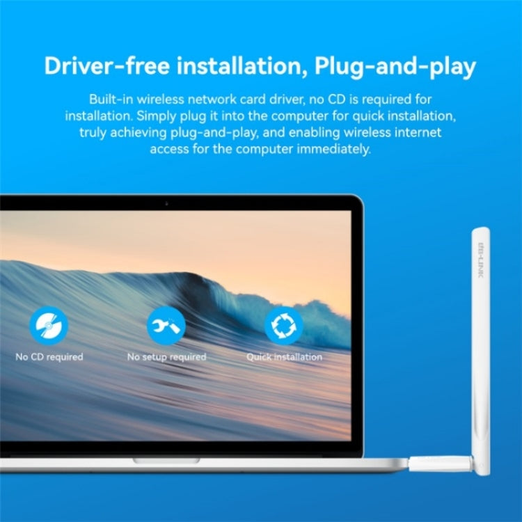 LB-LINK WDN650A For Decktop Computer Laptop Dual Band 650M Wireless USB Network Card - USB Network Adapter by buy2fix | Online Shopping UK | buy2fix