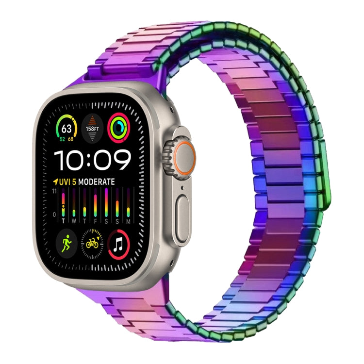 For Apple Watch Ultra 2 49mm Bamboo Magnetic Stainless Steel Metal Watch Strap(Color) by buy2fix