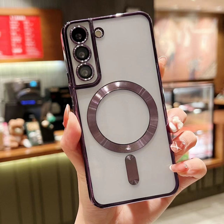 For Samsung Galaxy Note 20 MagSafe Electroplating TPU Phone Case(Purple) by buy2fix