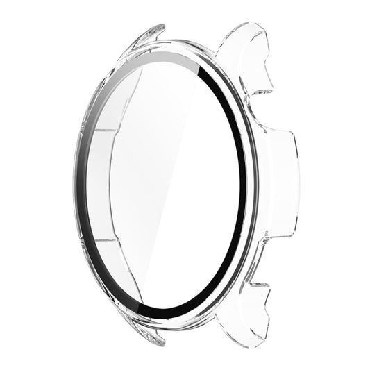 For Amazfit Balance A2286 ENKAY Hat-Prince Full Coverage Tempered Glass Film Integrated PC Watch Case(Transparent) by ENKAY