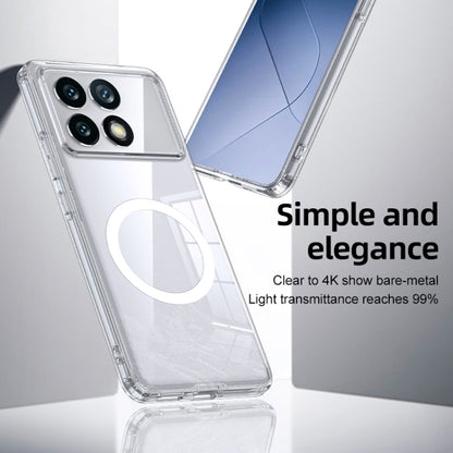 For Xiaomi Redmi K70E MagSafe Armor Clear TPU Hybrid PC Phone Case(Scrub Black) - K70E Cases by buy2fix | Online Shopping UK | buy2fix