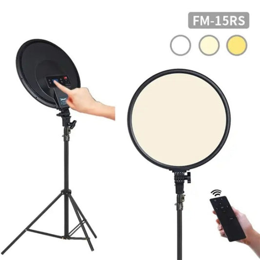 JMARY FM-15RS 40W Adjustable 15-inch Portrait Light Studio LED Round Fill Light(EU Plug) by Jmary