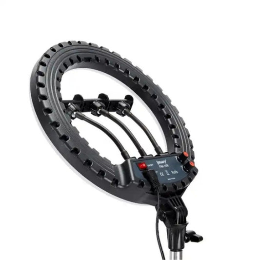 JMARY FM-14R Photography Light 14-inch Live Streaming Ring Light Photography LED Fill Light(US Plug) by Jmary