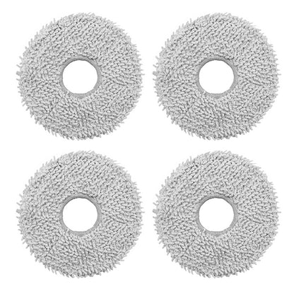 JUNSUNMAY 4pcs Washable Mop Pads Replacement for ECOVACS DEEBOT X1 Turbo / X2 Omni / T20 Pro(Grey) - Other Accessories by JUNSUNMAY | Online Shopping UK | buy2fix