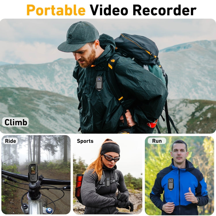 L11 Action Cam Sport DV Video Recording Pocket Camera 0.96 inch 1080P Mini Camera(Black) - Video Cameras by buy2fix | Online Shopping UK | buy2fix