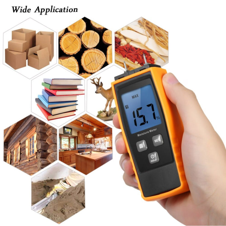 RZ660 Professional Wood Moisture Humidity Meter Digital Tester - Consumer Electronics by buy2fix | Online Shopping UK | buy2fix