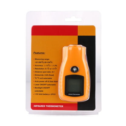 GM270 Digital Non-Contact IR Infrared Laser Temperature Thermometer - Consumer Electronics by buy2fix | Online Shopping UK | buy2fix