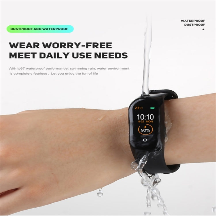 M4 0.96 inch TFT Color Screen Smartwatch IP67 Waterproof,Support Call Reminder /Heart Rate Monitoring/Blood Pressure Monitoring/Sleep Monitoring/Sedentary Reminder(Red) - Smart Wear by buy2fix | Online Shopping UK | buy2fix