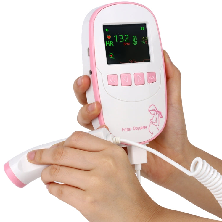 FD20P Fetal Doppler Ultrasound Baby Heartbeat Detector Monitor - Heart Rate Monitoring by buy2fix | Online Shopping UK | buy2fix