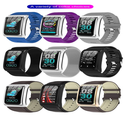 AK12 1.14 inch IPS Color Screen Smart Watch IP68 Waterproof,Silicone Watchband,Support Call Reminder /Heart Rate Monitoring/Blood Pressure Monitoring/Sleep Monitoring/Predict Menstrual Cycle Intelligently(Black) - Smart Wear by buy2fix | Online Shopping UK | buy2fix