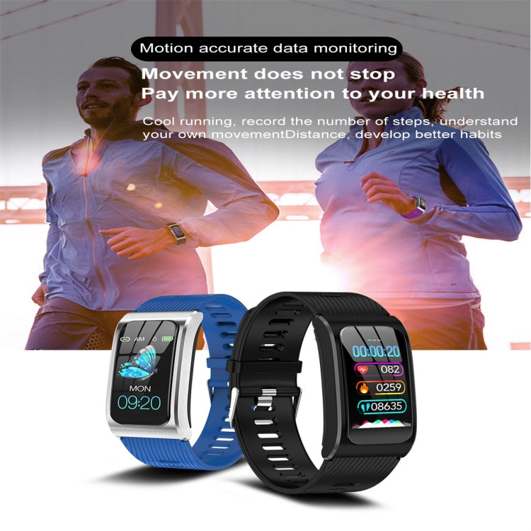 AK12 1.14 inch IPS Color Screen Smart Watch IP68 Waterproof,Silicone Watchband,Support Call Reminder /Heart Rate Monitoring/Blood Pressure Monitoring/Sleep Monitoring/Predict Menstrual Cycle Intelligently(Gray) - Smart Wear by buy2fix | Online Shopping UK | buy2fix
