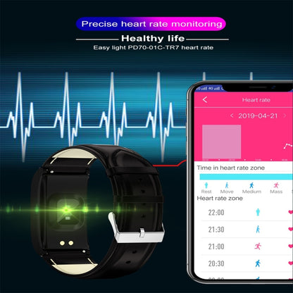 AK12 1.14 inch IPS Color Screen Smart Watch IP68 Waterproof,Silicone Watchband,Support Call Reminder /Heart Rate Monitoring/Blood Pressure Monitoring/Sleep Monitoring/Predict Menstrual Cycle Intelligently(Purple) - Smart Wear by buy2fix | Online Shopping UK | buy2fix