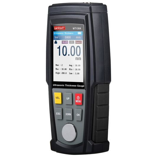 Wintact WT130A Digital Ultrasonic Thickness Gauge Meter Tester USB Charging Digital Thickness Metal Tester High Precision by Wintact