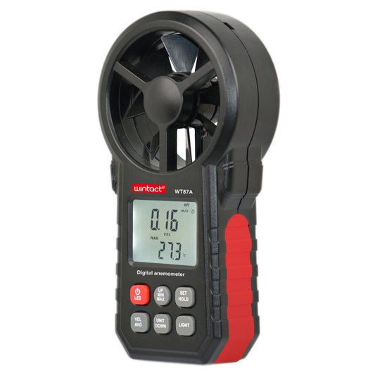 WINTACT WT87A Portable Anemometer Thermometer Wind Speed Gauge Meter by Wintact