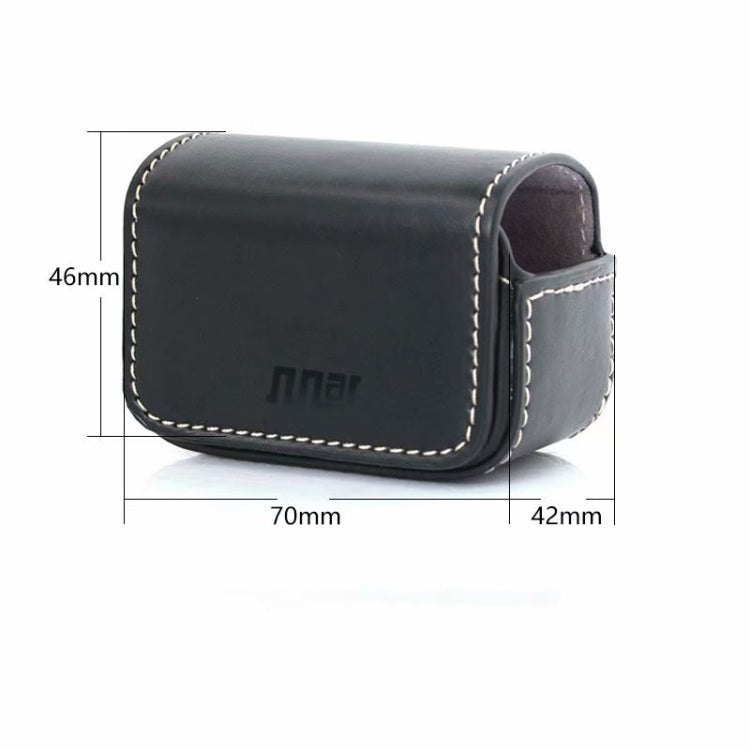 Waterproof Mini Leather Case Storage Carrying Box for DJI OSMO Action / GoPro / SJCAM / Xiaomi Mi Jia(Black) - DJI & GoPro Accessories by buy2fix | Online Shopping UK | buy2fix
