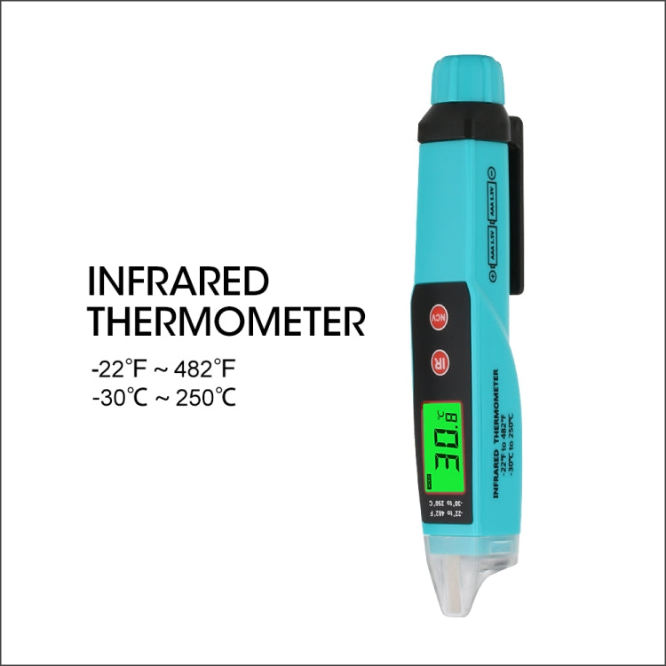 JHL-18A Digital Non-Contact Thermometer AC Voltage Detector Infrared Thermometer Voltage Pen Type Handheld Induction Voltage Tester - Consumer Electronics by buy2fix | Online Shopping UK | buy2fix