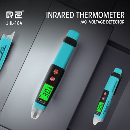 JHL-18A Digital Non-Contact Thermometer AC Voltage Detector Infrared Thermometer Voltage Pen Type Handheld Induction Voltage Tester - Consumer Electronics by buy2fix | Online Shopping UK | buy2fix