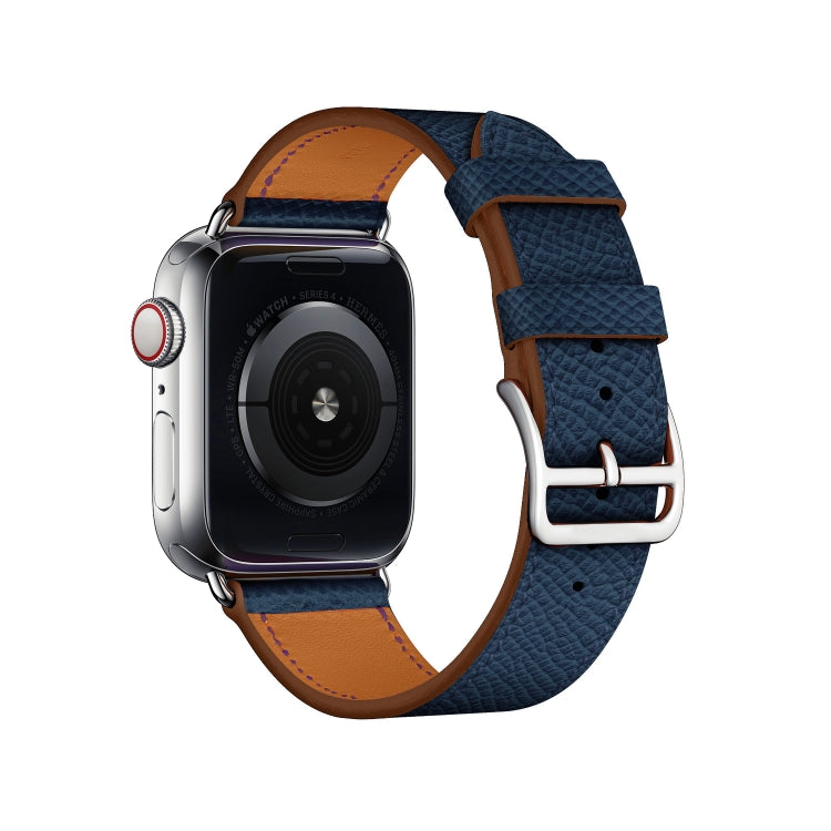 For Apple Watch 3 / 2 / 1 Generation 42mm Universal Leather Cross Band(Dark Blue) by buy2fix