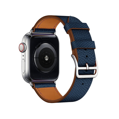 For Apple Watch 3 / 2 / 1 Generation 42mm Universal Leather Cross Band(Dark Blue) by buy2fix