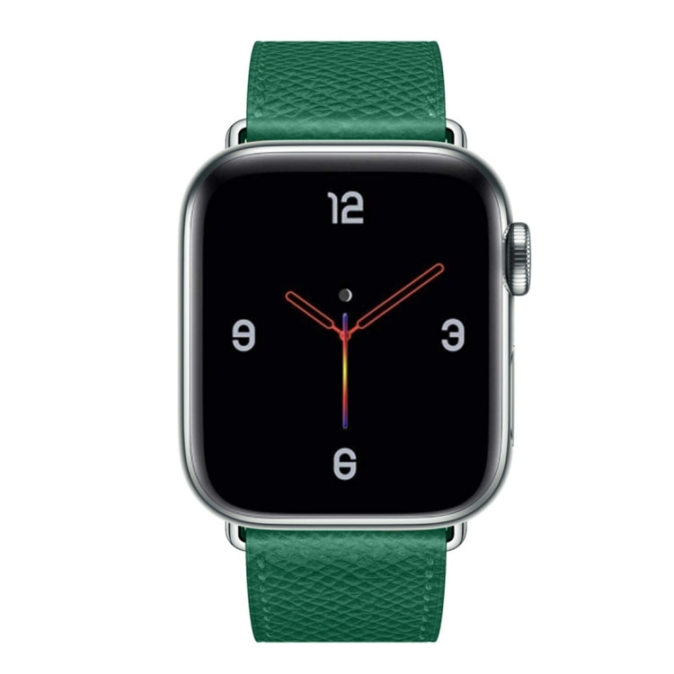 For Apple Watch 3 / 2 / 1 Generation 38mm Universal Leather Cross Band(Green) by buy2fix
