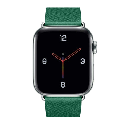 For Apple Watch 3 / 2 / 1 Generation 38mm Universal Leather Cross Band(Green) by buy2fix
