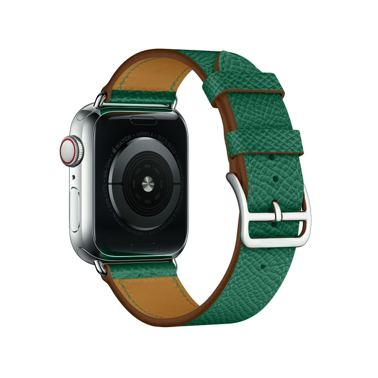 For Apple Watch 3 / 2 / 1 Generation 38mm Universal Leather Cross Band(Green) by buy2fix