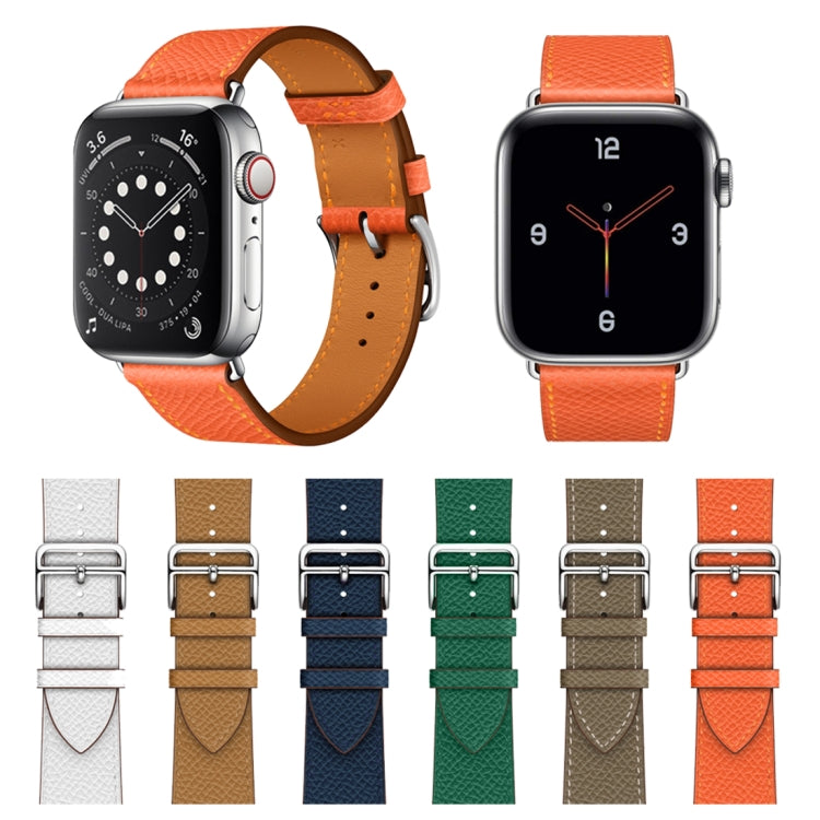 For Apple Watch 3 / 2 / 1 Generation 38mm Universal Leather Cross Band(Green) by buy2fix