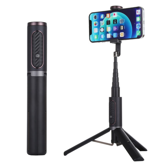 Support de téléphone portable avec télécommande pour perche à selfie portable M18 (ternissement noir)