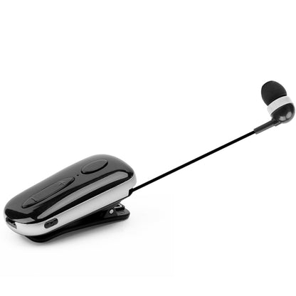 K36 Stereo Wireless Bluetooth Headset Calls Remind Vibration Wear Clip Driver Auriculares Earphone(Black) - Bluetooth Earphone by buy2fix | Online Shopping UK | buy2fix