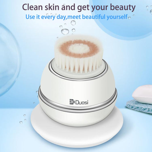 Duosi DY-103 USB Rechargeble Electric Facial Cleansing Brush Waterproof Face Deep Pore Cleaning Massager Exfoliator Oil Dirt Blackhead Remove by Duosi