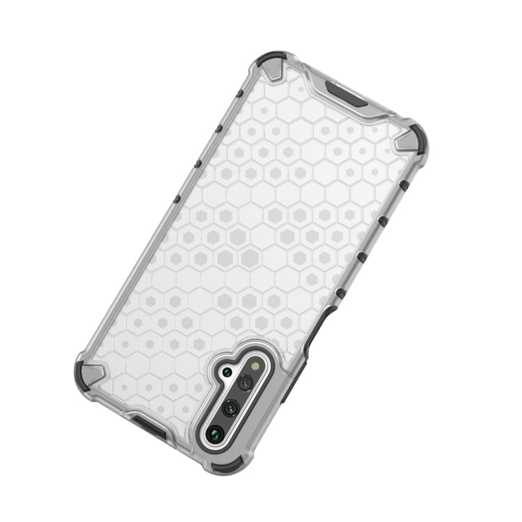 For Huawei Nova 5T Shockproof Honeycomb PC + TPU Case(White) - Mobile Accessories by buy2fix | Online Shopping UK | buy2fix