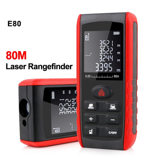 E80 Laser Rangefinder Laser Distance Meter Measuring Device Digital Handheld Tools Module Range 80m Range Finder by buy2fix