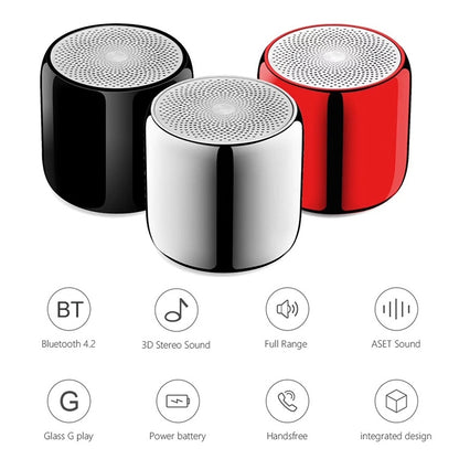 M1 Mini Bluetooth Subwoofer Speaker Portable Aluminium Alloy Wireless TWS Bluetooth, Support Handfree Call(Dream Red) - Mini Speaker by buy2fix | Online Shopping UK | buy2fix