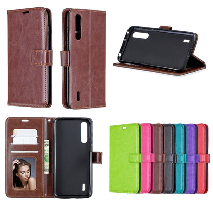 For Xiaomi Mi 9 Lite / CC9 Crazy Horse Texture Horizontal Flip Leather Case with Holder & Card Slots & Wallet & Photo Frame(Black) - Xiaomi Cases by buy2fix | Online Shopping UK | buy2fix