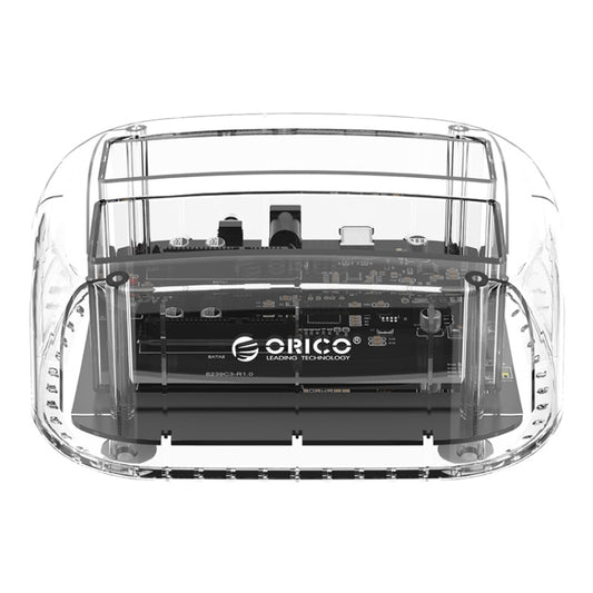 ORICO 6239C3 2.5/3.5inch 2 Bay Transparent Type-C Hard Drive Dock by ORICO