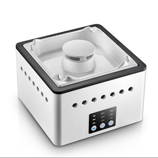 Ashtray Air Purifier Home Indoor Smoke Removal Small Desktop Anti-Secondhand Smoke Artifact(White) by buy2fix