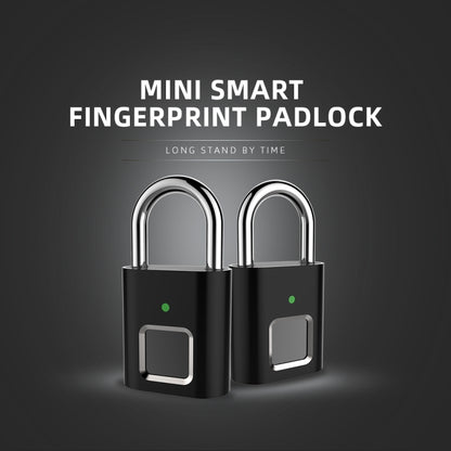 L34 Fingerprint Lock Smart Lock Household Luggage Dormitory Storage Cabinet Electronic Padlock by buy2fix