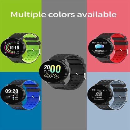 119plus 1.3inch IPS Color Screen Smart Watch IP68 Waterproof,Support Call Reminder /Heart Rate Monitoring/Blood Pressure Monitoring/Blood Oxygen Monitoring(Green) - Smart Wear by buy2fix | Online Shopping UK | buy2fix