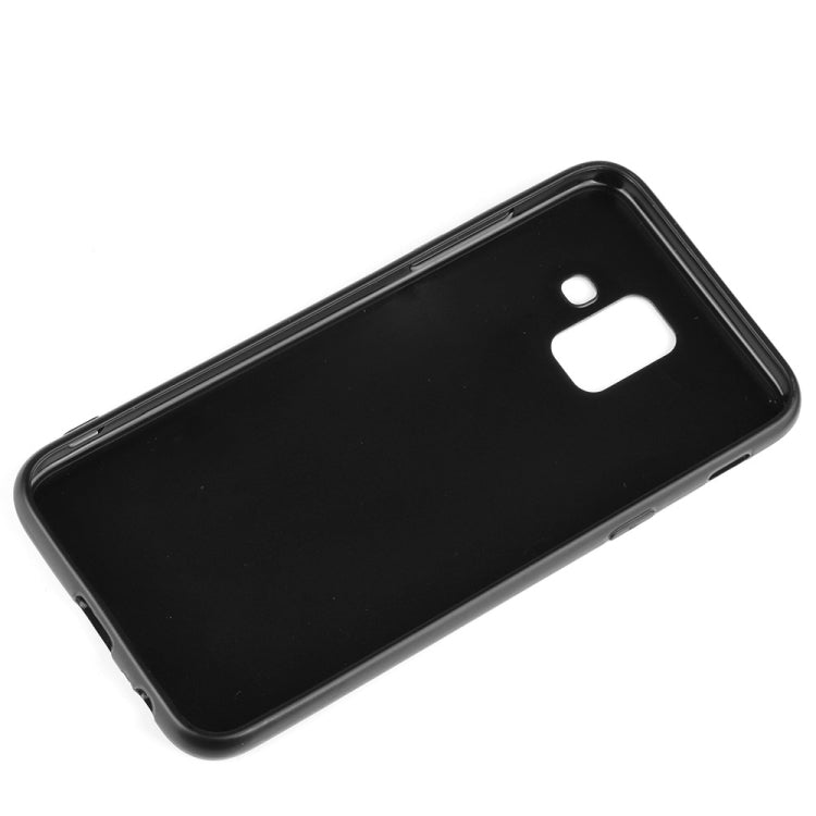 For Galaxy A6 Shockproof Sewing Cow Pattern Skin PC + PU + TPU Case(Black) by buy2fix